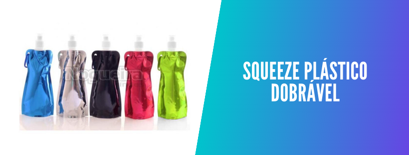 Squeeze plástico dobrável